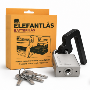 Elefantlås – Lås för elcykelbatteri